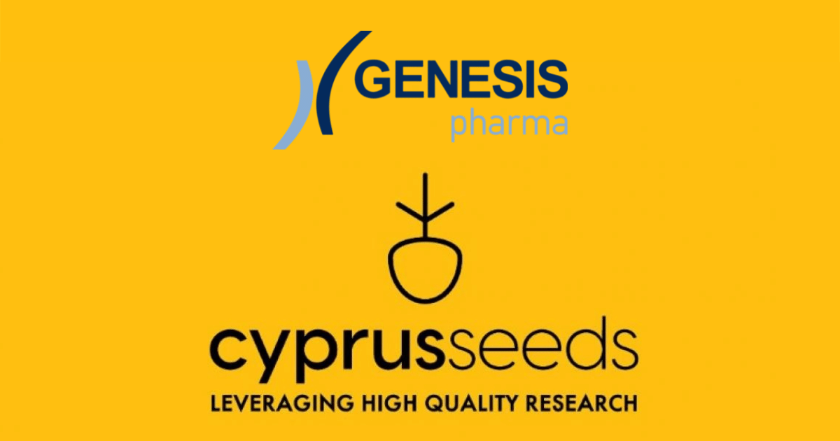 Η GENESIS Pharma εντάχθηκε στο Cyprus Seeds υποστηρίζοντας έρευνα, καινοτομία και επιχειρηματικότητα