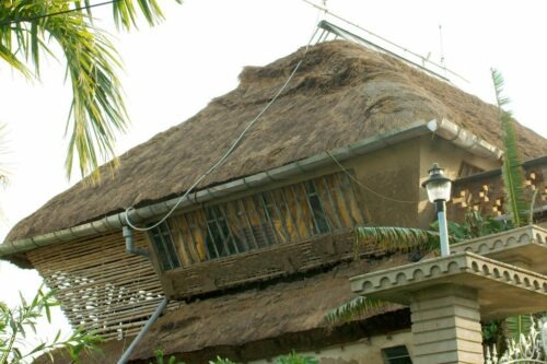 Solar house after the cyclone Amphan